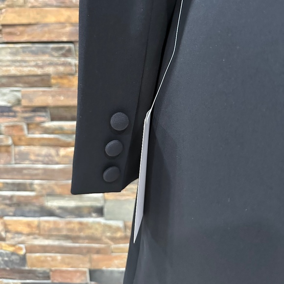 Jay Godfrey NWT ACE MINI TUXEDO BLAZER/DRESS BLACK - Picture 11 of 13